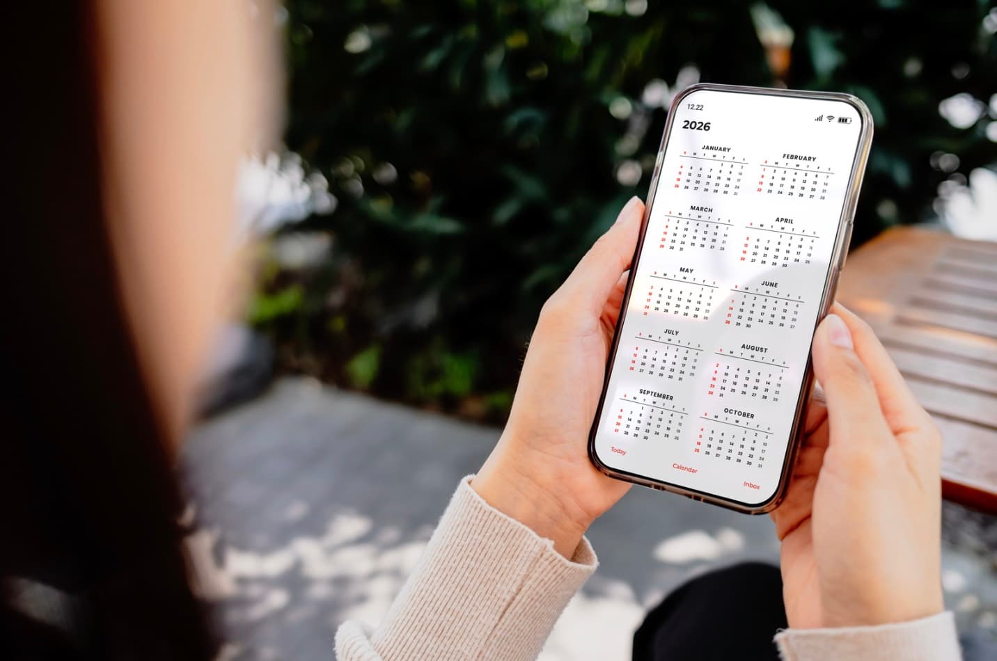 Book. — Real calendars. No callback games. (illustrative)