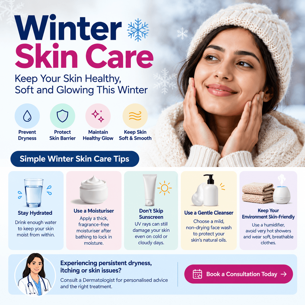 Winter Skin Care: Simple Tips for Hydrated, Health